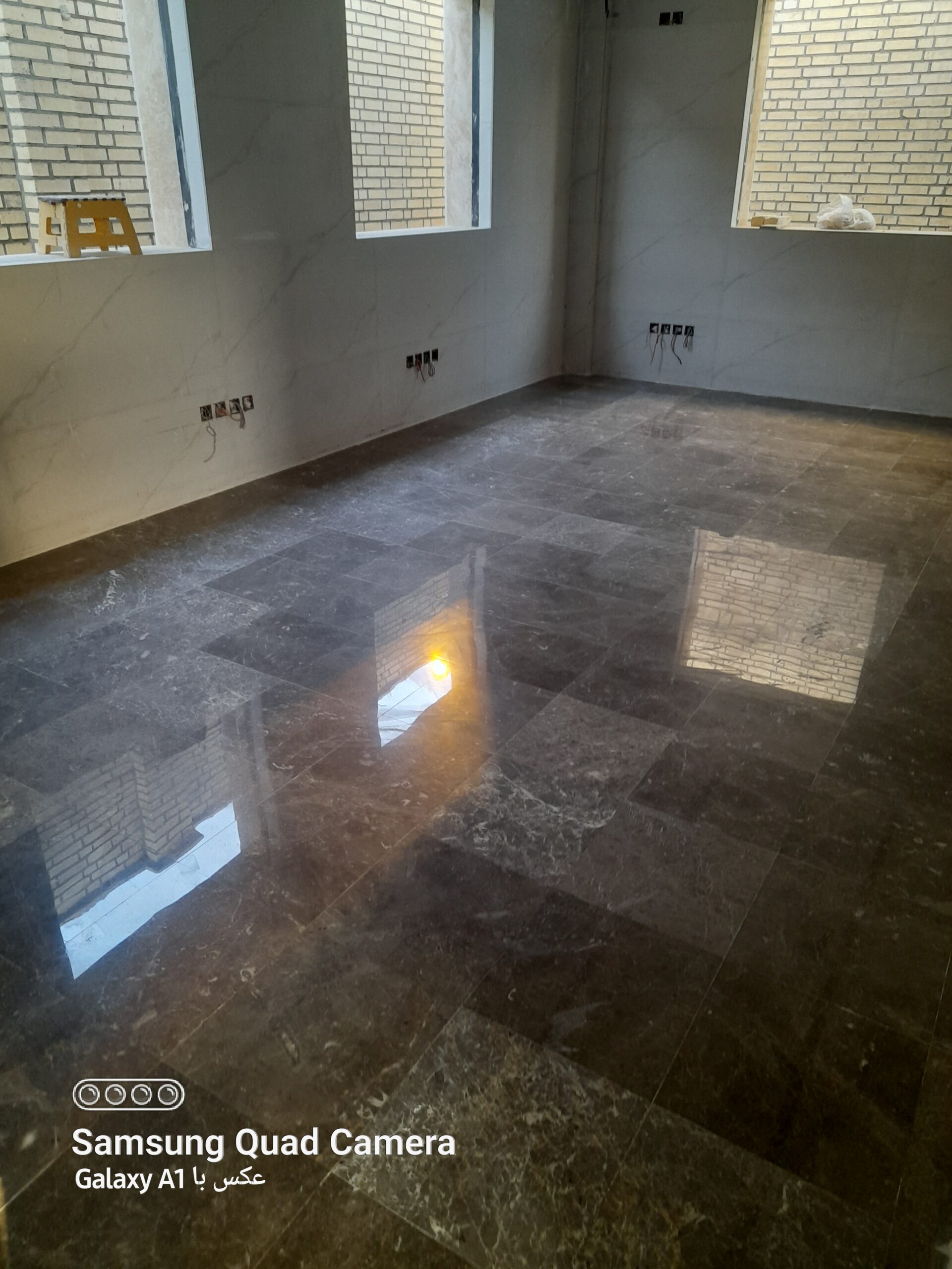 کفسابی روی سنگ با ساب پولیش 